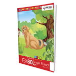 Rathna EX 80Pgs Single Ruled One Inch Book